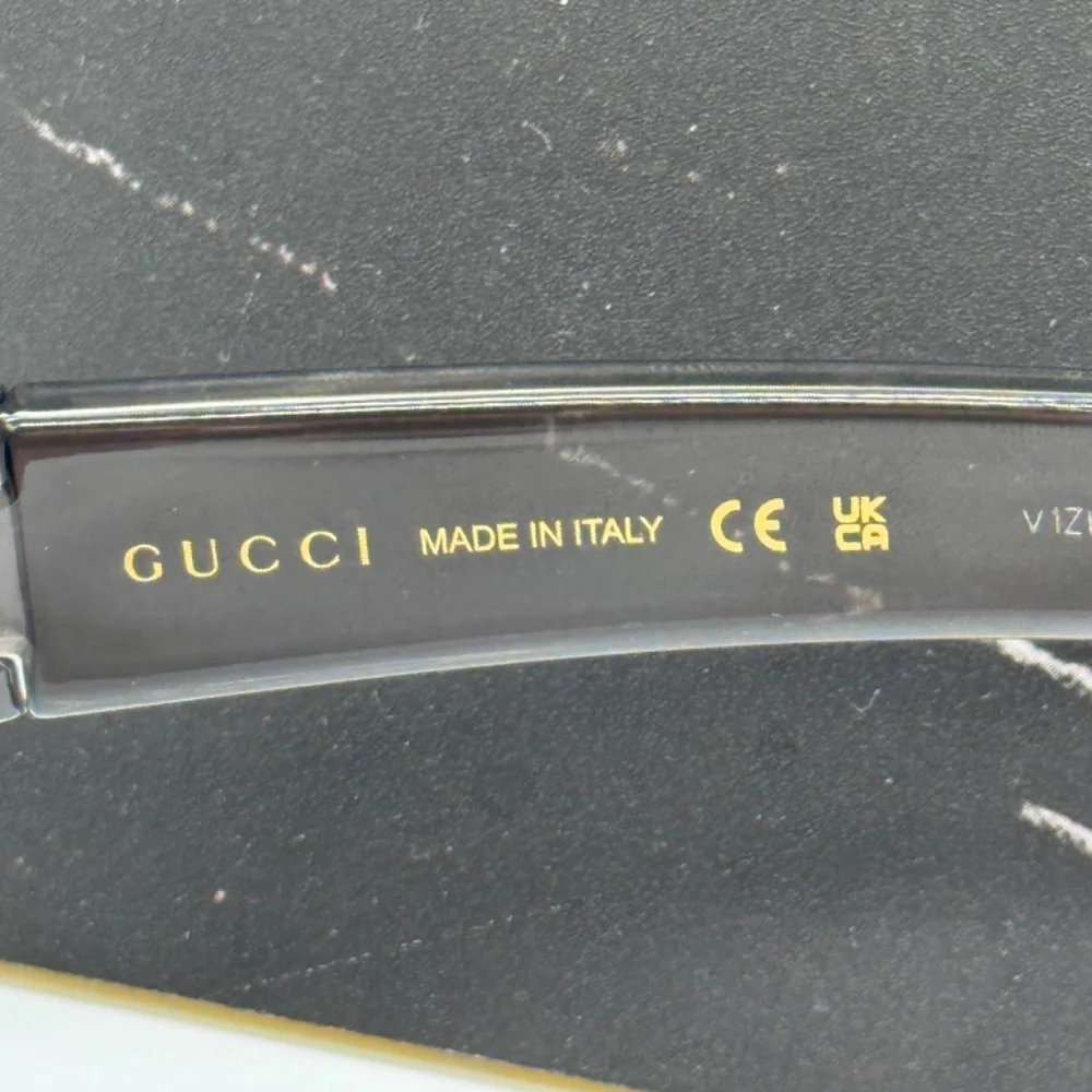 NEW GG1637S 002 GUCCI SHIELD WOMEN SUNGLASSES GREY GUCCI - Picture 10 of 12